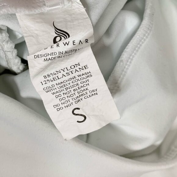 Ryderwear Women's Biker Shorts High Rise Waist Scrunched Bum White Size Small - Picture 8 of 9